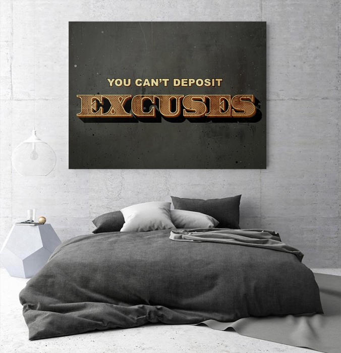 Tablou canvas You Can`t Deposit [2]