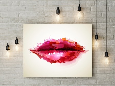 Tablou canvas Abstract Lips [0]