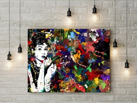 Tablou canvas Audrey Hepburn [1]