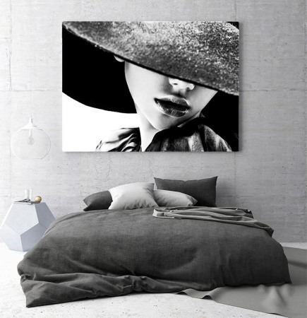 Tablou canvas B&W Girl [0]
