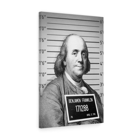 Tablou canvas Benjamin Franklin Tablouri Motivationale - Tablou canvas Benjamin Franklin