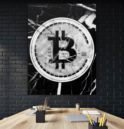 Tablou canvas Bitcoin Diagram [2]