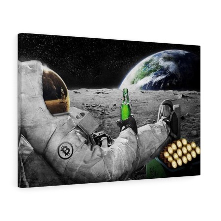 Tablou canvas Bitcoin Power Tablouri Motivationale - Tablou canvas Bitcoin Power