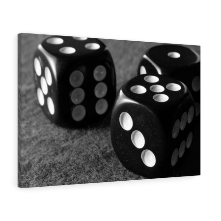 Tablouri Celebre - Tablou canvas Black Dice