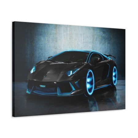 Tablou Canvas Black Lambourghini Tablouri Masini - Tablou Canvas Black Lambourghini