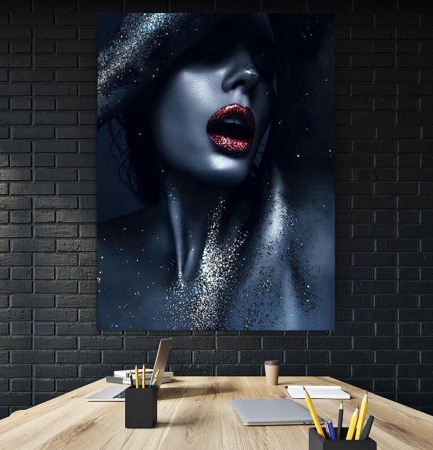 Tablou canvas Blue Cristal [1]