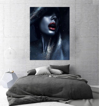 Tablou canvas Blue Cristal [2]