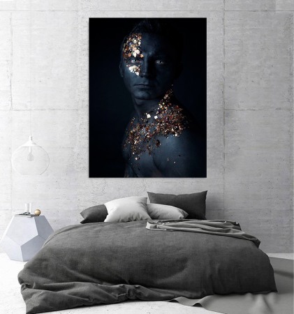 Tablou canvas Blue Cristal Men [2]