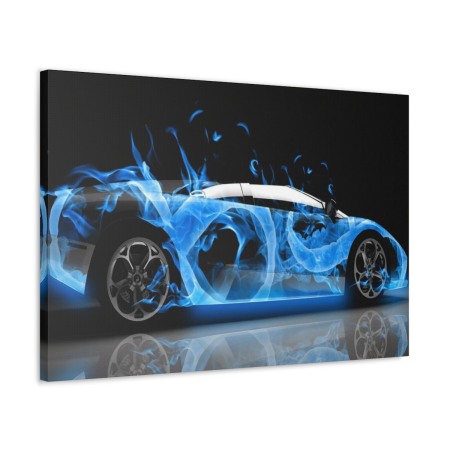 Tablou Canvas Blue Flame Lambo Tablouri Masini - Tablou Canvas Blue Flame Lambo
