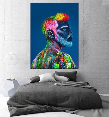 Tablou canvas Colorful Men [0]