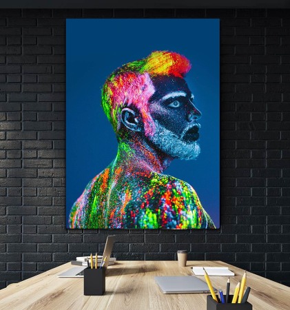 Tablou canvas Colorful Men [1]