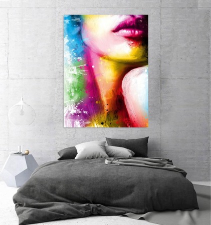Tablou canvas Colorful Neck [2]