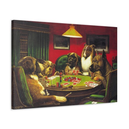 Tablou Canvas Dog Poker Contest Tablouri Canvas - Tablou Canvas Dog Poker Contest