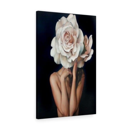 Tablou canvas Flowered Girl Tablouri Florale - Tablou canvas Flowered Girl
