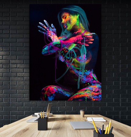 Tablou canvas Fluorescent Girl [0]