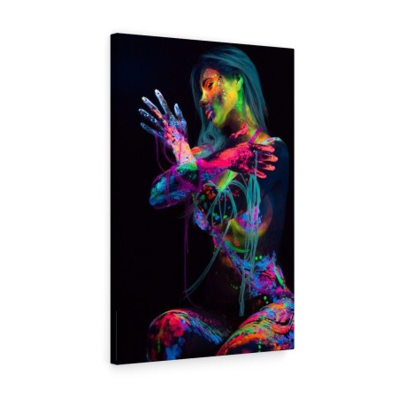 Tablou canvas Fluorescent Girl Tablouri Moderne - Tablou canvas Fluorescent Girl