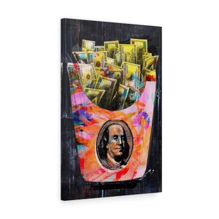 Tablou canvas Franklin Money Tablouri Motivationale - Tablou canvas Franklin Money