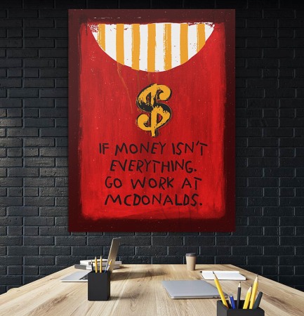 Tablou canvas Go Work... [2]