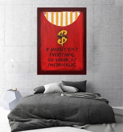 Tablou canvas Go Work... [1]