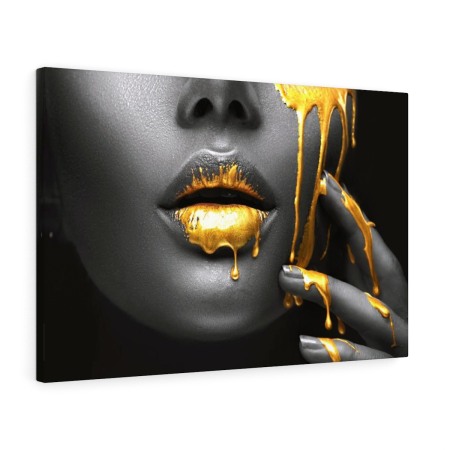 Tablou Canvas Gold Digger Tablouri Black & Gold - Tablou Canvas Gold Digger