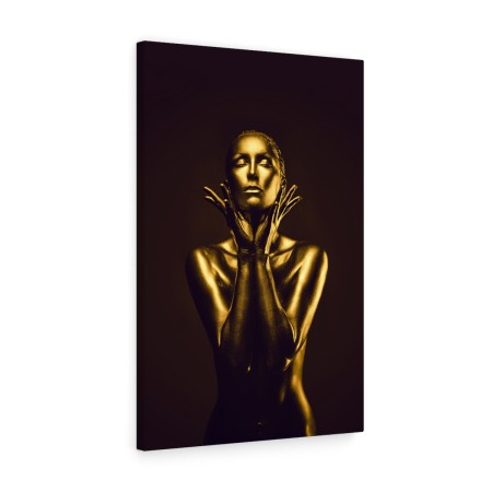Tablou canvas Gold Girl Tablouri Canvas - Tablou canvas Gold Girl