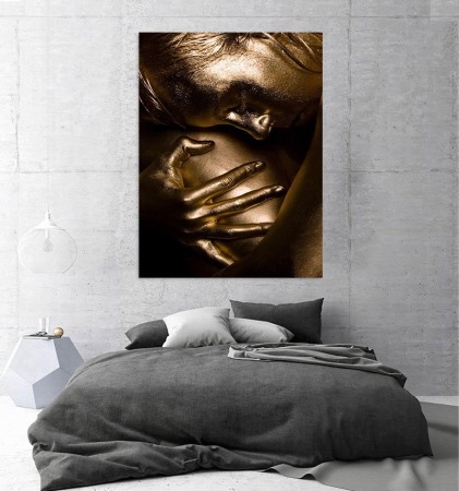 Tablou canvas Gold Sadness [1]