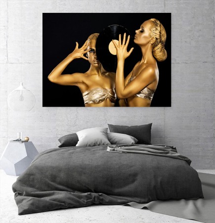 Tablou Canvas Gold Vinyl [2]