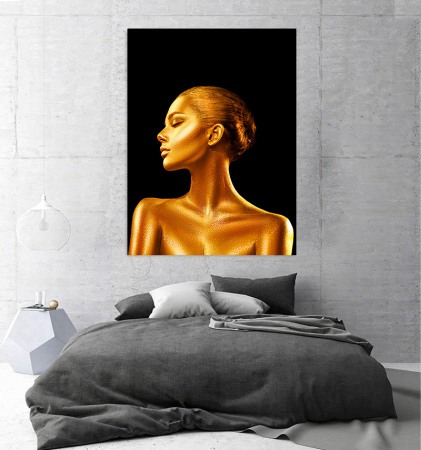 Tablou canvas Golden Girl [2]
