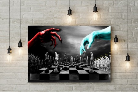 Tablou canvas Good Vs Evil [1]