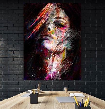 Tablou canvas Grafity Color Girl [2]
