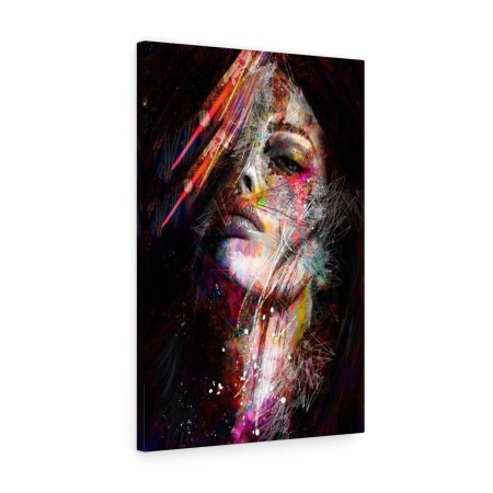 Tablou canvas Grafity Color Girl Tablouri Moderne - Tablou canvas Grafity Color Girl