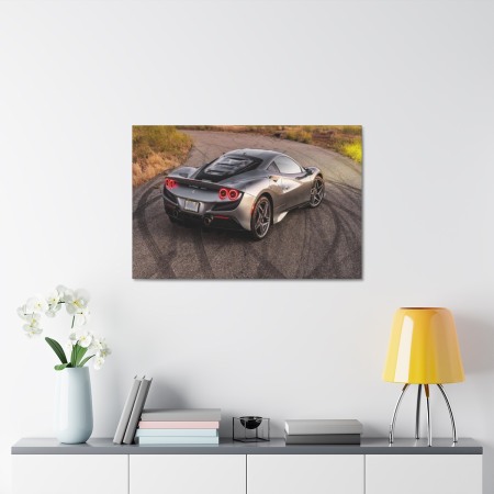 Tablou Canvas Gray Ferrari [2]