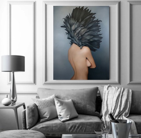 Tablou canvas Hide Nudity [2]