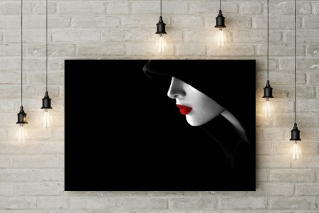 Tablou canvas Hoodie Girl [0]