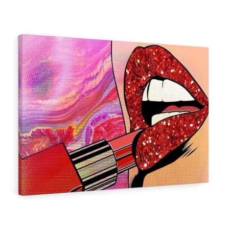 Tablou canvas Lipstic Lips Light Tablouri Canvas - Tablou canvas Lipstic Lips Light