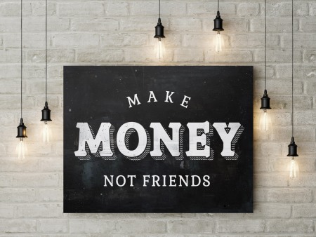 Tablou canvas Make Money [2]