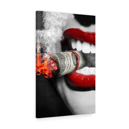 Tablou canvas Money To Burn Tablouri Moderne - Tablou canvas Money To Burn