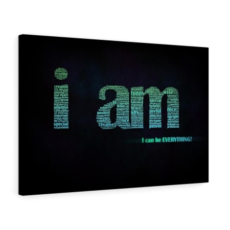 Tablou canvas Motivational I Am Tablouri Motivationale - Tablou canvas Motivational I Am