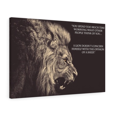 Tablou canvas Motivational Lion Tablouri Motivationale - Tablou canvas Motivational Lion