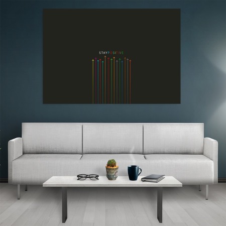 Tablou canvas Motivational Stay Positive [1]