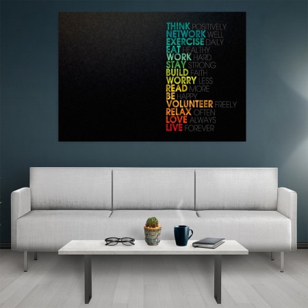 Tablou canvas Motivational Think [1]
