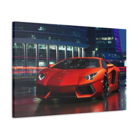Tablou Canvas Orange Lambourghini Tablouri Masini - Tablou Canvas Orange Lambourghini