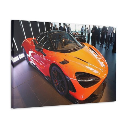Tablou Canvas Orange Mclaren Tablouri Masini - Tablou Canvas Orange Mclaren