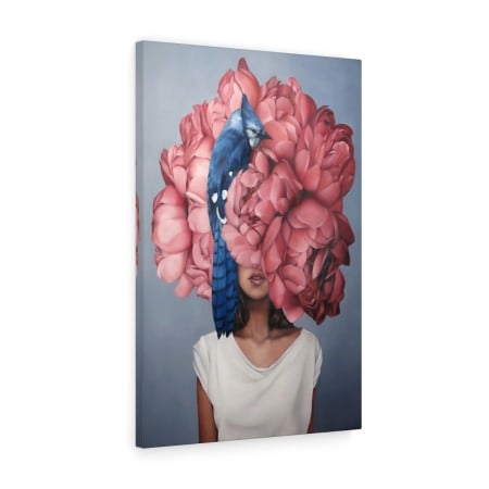 Tablou canvas Pink Blooming Mind Tablouri Florale - Tablou canvas Pink Blooming Mind