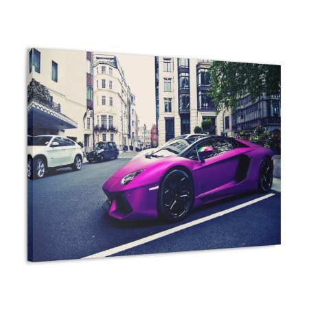 Tablou Canvas Purple Lambourghini Tablouri Masini - Tablou Canvas Purple Lambourghini