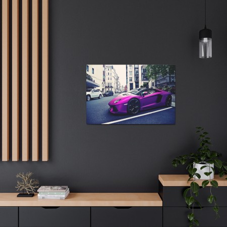 Tablou Canvas Purple Lambourghini [1]