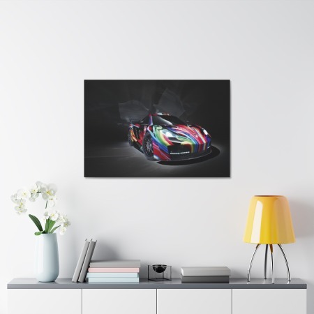 Tablou Canvas Rainbow Ferrari [1]