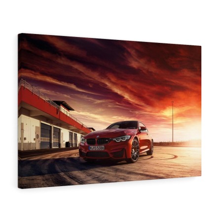 Tablou Canvas Red BMW Tablouri Masini - Tablou Canvas Red BMW