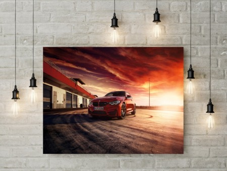 Tablou Canvas Red BMW [2]