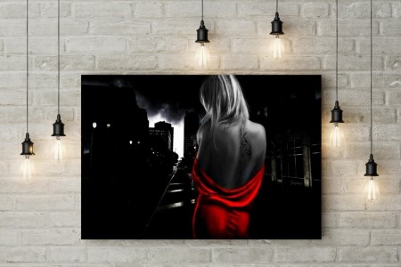 Tablou canvas Red Dress [0]